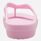 Klapki japonki damskie na platformie Crocs Classic Platform 207714-FLGO 36-37 (M4/W6) 22 cm Różowe - obraz 5