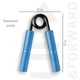 Эспандер кистевой +2X PVC накладки UP & FORWARD 90 кг Голубой (2240996103) - изображение 5