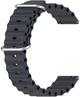 Ремешок BeCover Wave Style (22mm) для Xiaomi Watch 2 Pro / S4 / S3 / S1 Pro / S1 / S1 Active Midnight (BC_714221) - изображение 1