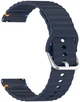 Ремешок BeCover Ribbed Tape (22mm) для Samsung Galaxy Watch (46mm) / Watch 3 (45mm) / Gear S3 Classic / Gear S3 Frontier Deep Blue (BC_714273) - изображение 4