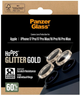 Szkło hartowane Panzer Glass Hoops Glitter do Apple iPhone 17 Pro / 17 Pro Max / 16 Pro / 16 Pro Max Gold (5715685027307) - obraz 5