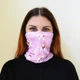 Защитная бафф маска на лицо 4Profi New Year Pink S 14790_2 - изображение 3
