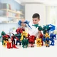 Динозавр-трансформер Dinoster Джей Мин синий птеродактиль 2в1 с подвижными частями 13 см EU580854 - изображение 7