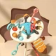 Сенсорная игрушка-тянучка "Лисичка", для мелкой моторики, прорезыватель для зубов, грызунок, погремушка Монтессори для детей - изображение 2