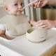 Мисочка силіконова з присоскою BabyOno бежевий - зображення 3