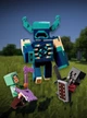 Конструктор детский Minecraft Битва в Темной Глубине игровой набор Майнкрафт 852 детали фигурки героев и монстров кирка меч сундук портал магма вода деревья аксессуары для сборки развивающий подарок для мальчиков и девочек OnePro 68357 - изображение 6