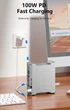 Док станция Хаб Blueendless MAC909 9 в 1 USB Type-C с поддержкой M2 SSD NVMe для Mac Mini M4 / M4 Pro 9 портов - изображение 11