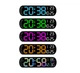 Часы Deepfox DS-5502 LED цифровые электронные настенные Будильник Дата Температура 35х10см разноцветный - изображение 4
