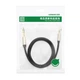 Аудиокабель UGREEN AV127 3.5mm to 6.35mm TRS Stereo Audio Cable 1m Grey (UGR-10625) - изображение 8