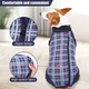 Комбинезон/попона для собак DoubleWin Recovery Suit Plaid Blue XS - изображение 4
