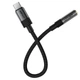 Переходник Type-C mini jack 3.5mm AUX AceFast J12 (0.15m, DAC). Black - изображение 2