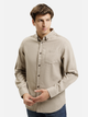 Сорочка бавовняна чоловіча Cross Jeans 35621-053 L Бежева (8697319810172) - зображення 1