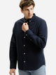 Сорочка бавовняна чоловіча Cross Jeans 35623-001 2XL Темно-синя (8697319810332) - зображення 1