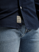 Сорочка бавовняна чоловіча Cross Jeans 35623-001 XL Темно-синя (8697319810325) - зображення 4