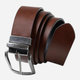Ремінь чоловічий з натруальної шкіри Cross Jeans 0446K-025 90 см Коричневий (8699438968413) - зображення 2