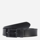 Ремінь чоловічий з натруальної шкіри Cross Jeans 0569K-020 115 см Чорний (8697319769494) - зображення 1