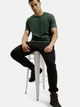 Футболка бавовняна довга чоловіча Cross Jeans 16134-027 L Зелена (8697319806540) - зображення 3