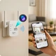 Бездротова камера у формі підсилювача WiFi-сигналу Spreest EX02 з дистанційним переглядом руху для охорони дому HD 1080P Білий - зображення 1