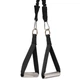 Ручки для эспандера и тренажера Aluminum Handles SP-Sport 4770 комплектация 2шт Black-Silver - изображение 5