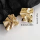 Серьги бижутерия Полотно Fashion Jewelry золотистого цвета - изображение 7