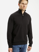 Светр на блискавці чоловічий Cross Jeans 34244-020 M Чорний (8697319394047) - зображення 1