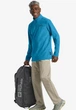 Флисовая кофта Jack Wolfskin Taunus HZ M S Голубой (1109-4064886587440) - изображение 5