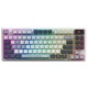 Клавіатура MSI FORGE GK600 TKL W SKY UA 104key, mechanical Linear, USB-A, Wireless, Blueto - зображення 1