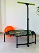 Батут для фітнесу WCG Jumper з поручнем 126 см чорно-зелений - изображение 4