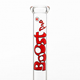 Бонг Boost Pro Beaker Black скляний Буст Про Бікер 44 см з кікером шипами та червоним логотипом - зображення 2