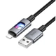 Кабель Hoco U144 New charging data cable iP Black - зображення 1