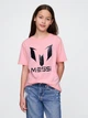 Детская футболка GAP 348249781 134 см Розовая (1159846329) - изображение 1