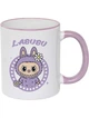 Чашка з пурпурним обідком та пурпурною ручкою (330 мл) LABUBU (purple) - изображение 2