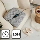 Электроодеяло электроплед Yoer Bero EB01G Grey одеяло с подогревом 160 Вт 160x180 см Серое - изображение 2
