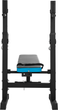 Тренувальна лавка пряма Rebel Active регульована зі стійками (5901890101325) - зображення 4