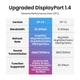 Кабель UGREEN DP114 DisplayPort 1.4 to DisplayPort 8K@60Hz 1.5m Black (80391) - изображение 7