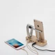 Док-станция COTEetCI Base Hub B18 MFI Stand для Apple Watch + iPhone Gold (CS7200-CEG) - изображение 3