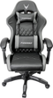 Fotel gamingowy VARR Fiorano Black-Grey (5907595458412) - obraz 1