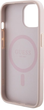Комплект Guess Case 4G Metal Logo for iPhone 15 + Powerbank 5000mAh MagSafe Pink (GUBPM5P15S4GEMGP) - зображення 3