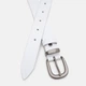 Ремень женский из натуральной кожи Laras 110s10genw156 110 см White (ROZ6501078527) - изображение 2