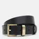 Ремень женский из натуральной кожи Laras 110b10genw114 110 см Black (ROZ6501078485) - изображение 1