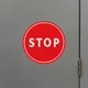 Наліпка Вінілова Лінія 24 STOP СТОП Набір 2 шт. Розмір 10 см. - зображення 3