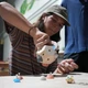 Мячик BauTech для тренировки силы пальцев Boulder Block с разными зацепами 11х11x11 см Разноцветный (1016-408-00) - изображение 3