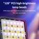 Видеосвет BauTech RGB для фото и видеосъемки LED-M1SE с универсальным креплением Серый (1016-394-00) - изображение 12