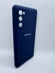 Чехол Silicone Cover Full для Samsung Galaxy S20 FE Темно-синий - изображение 2