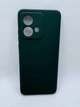 Чехол накладка Silicone Cover Full для Motorola Edge 40 Neo Темно-зелёный - изображение 2