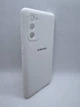 Чехол Silicone Cover Full для Samsung Galaxy M13 Белый - изображение 2