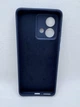 Чехол накладка Silicone Cover Full для Motorola Edge 40 Neo Темно-синий - изображение 3