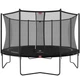 Батут BERG Favorit 380 Black с защитной сеткой Comfort - изображение 1