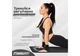 Килимок для йоги EasyFit NBR 1см 180×60 см Чорний фітнес коврик, каремат для спорту, пілатесу, розтяжки, антиковзкий мат - зображення 6