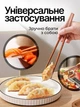 Палочки для суши еды набор палочек многоразовые японские китайские для роллов лапши рамена пельменей спагетти 5 пар стекловолокно стекловолоконные термостойкие нескользящие матовые эргономичные с закруглёнными кончиками посудомоечные разноцветные - изображение 7